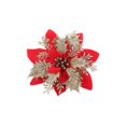 thumbnail image 1 of Decoración de flores artificiales Sunnimix Flor de Pascua de plástico Brillo Floral, 1 of 6