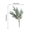 thumbnail image 2 of Eucalyptus Artificial Leaf Stems Fake Plant Leaves Decor Greenery Stem Branch Faux Picks Boxwood Wedding Pick Branches, 2 of 8