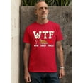 thumbnail image 2 of Wine Turkey Family Thanksgiving Dinner Funny Unisex Men's T-shirt For Men, M, Red, 2 of 6