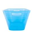 thumbnail image 4 of Mainstays Plastic 20in Blue Plastic Rectangular Beverage Tub, 4 of 6
