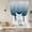Navy Blue, variant on Navy Blue Ombre Balloon Curtains for Windows, Bedroom Curtains 54 Inch Length, Contemporary Gradient Abstract Art Tie Up Curtains Panels Thermal Insulated Bathroom Curtains Window 42"x54"