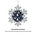 thumbnail image 3 of Police Officers Christmas Pattern-1 Snowflakes Ornaments Metal Elegant Christmas Hanging Ornaments Xmas Tree Decorations Best Gifts for Christmas, 3 of 8