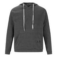 thumbnail image 5 of Mens Sweat Shirts Crewneck Sweatshirt Men Men's Hooded Sweatshirt Casual Long Sleeve Pullover Hoodies Drawstring Collar Kanga Pocket Fashion Shirts, 5 of 6