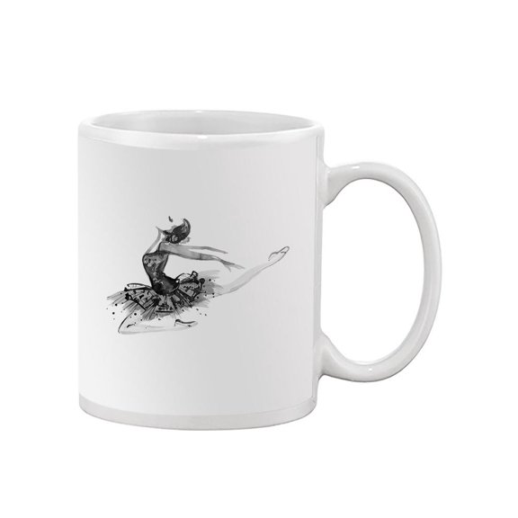 Black And White Ballerina Mug Unisex's -Image by Shutterstock