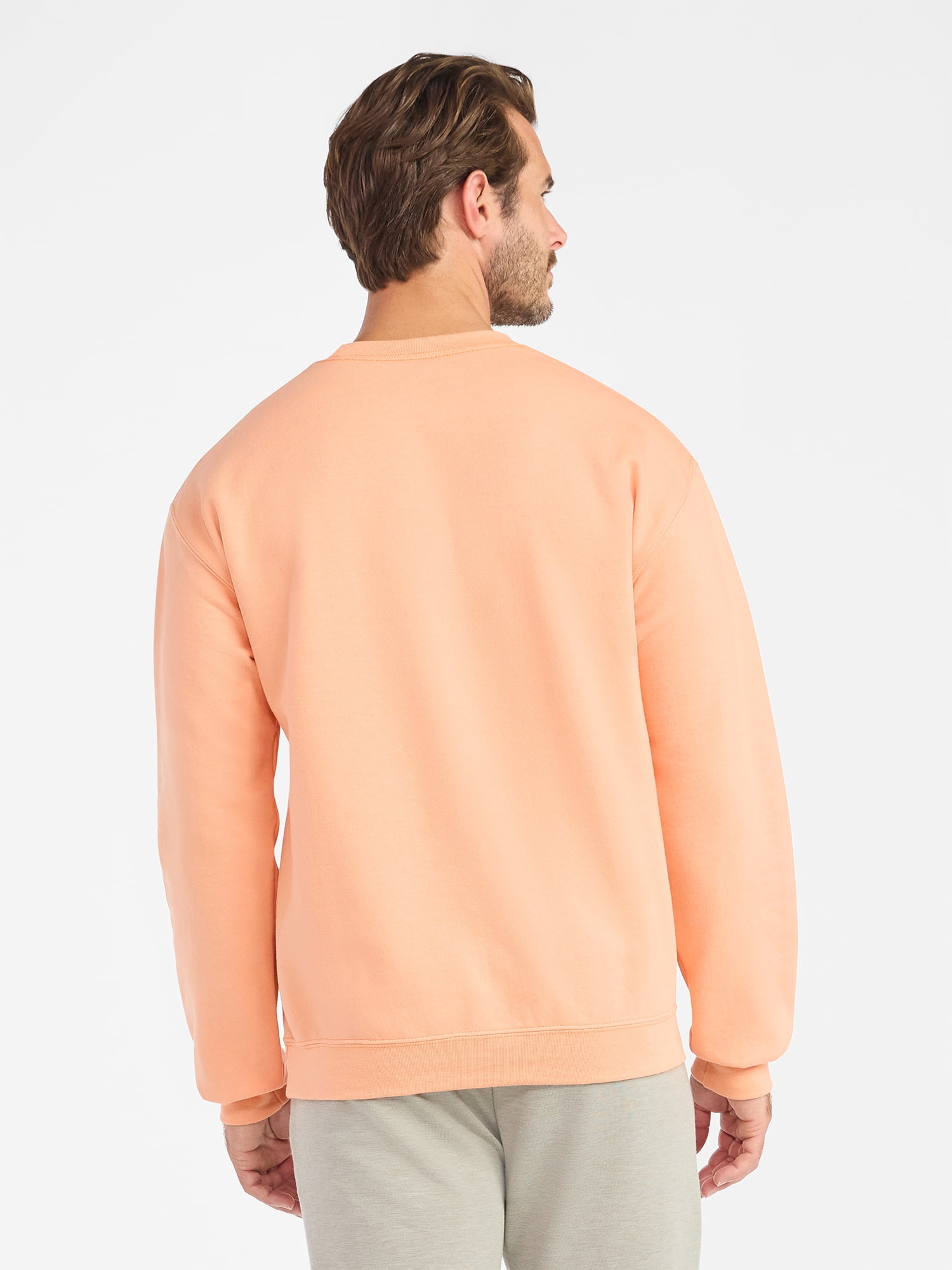 Athletic Works Fleece Crewneck Sweatshirt, Mens & Big & Tall Sizes XS-4XLT