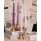 thumbnail image 5 of Velas Cónicas Viyffo Moradas 30 cm Juego de 20 Sin Aroma y Sin Humo, 5 of 9