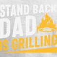 thumbnail image 3 of CafePress - Stand Back Dad Is Grilling Women's Long Sleeve T Shirt - Women's Long Sleeve Graphic Casual T-Shirt, 3 of 4