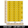 thumbnail image 2 of Void Double Line Border Sticker Set - Yellow - Matte Finish - 1.5" Small, 2 of 7