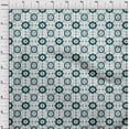 thumbnail image 3 of oneOone Viscose Jersey Dark Teal Blue Fabric Geometric Block Sewing Craft Projects Fabric Prints By Yard 60 Inch Wide, 3 of 5