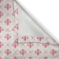 thumbnail image 4 of Ambesonne Fleur De Lis Grommet Curtain Single Panel, Pink Lily Flower, 50"x60", Pink Cream, 4 of 5