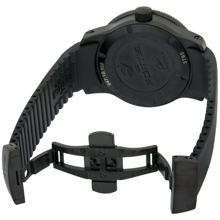 Strap Fortis Official Cosmonaut Fortis B-42 Cosmonautis Monolith Automatic  Mens Strap Watch Day