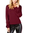 thumbnail image 1 of I.N.C Blouse à Manches Ballon pour Femmes, Rouge, Petit, 1 of 1