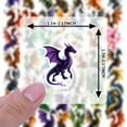 thumbnail image 6 of 35pcs-50pcs Colorful Dragon Stickers Fantasy Dragon PVC Dragon Stickers for Laptops Phone Guitar, 6 of 9