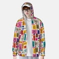 thumbnail image 3 of Picia Cute Doodles Women's Men's UPF 50+ Sun Protection Hoodie Shirt Long Sleeve SPF Fishing Outdoor UV Hiking Lightweight Shirts-Large, 3 of 9