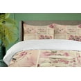 thumbnail image 4 of Ambesonne Mothers Day Duvet Cover Set, Vintage Lace Cups, 2-Calking, Pale Pink White, 4 of 7