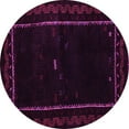 thumbnail image 1 of Ahgly Company Indoor Round Abstract Pink Contemporary Area Rugs, 4' Round, 1 of 4