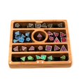 thumbnail image 4 of Wood Polyhedral Dice Vault, Tray & Tower for DND Dungeons & Dragons, 4 of 10