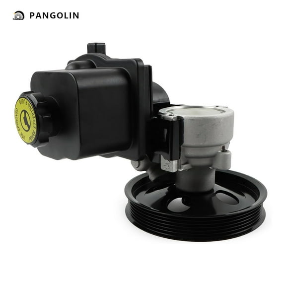 PANGOLIN Power Steering Pump with Pulley & Reservoir 20-65990 5029778 Fits for 2004-2007 Rainier I6 4.2L, 2002-2009 Trailblazer/Envoy I6 4.2L, 2005-2009 Saab 9-7x Petrol Sport Utility