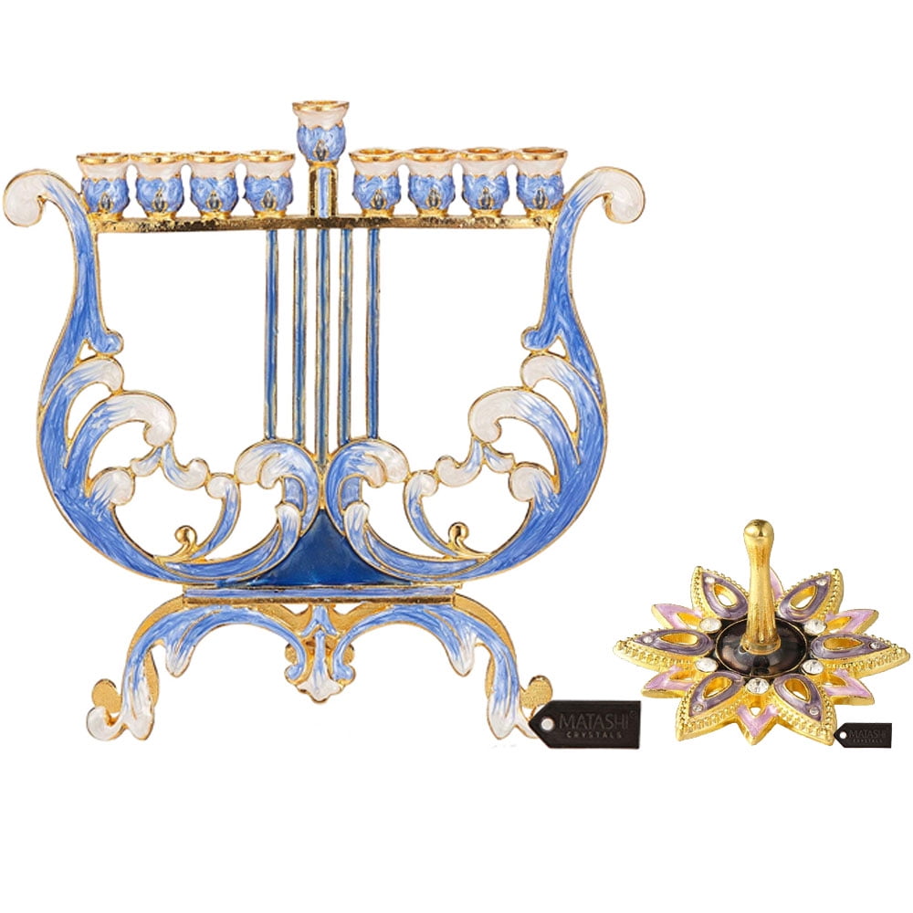 しょしんしゃm(__)m Emoji Menorah Set - (1) Emoji Menorah and (1) Box of 44