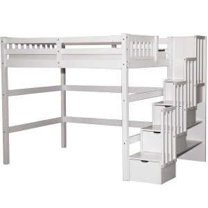 Stairway Full Loft Bed With Storage Walmart Canada