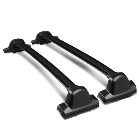 For 07-11 Honda CRV RE Pair of Aluminum OE Style Roof Rack Top Crossbars (Black Coated) 08 09 10