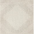 thumbnail image 2 of Unique Loom Outdoor Modern Collection Area Rug - Tambor (7' 10" Square Gray/Ivory), 2 of 6