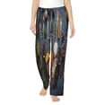 thumbnail image 1 of Fotbe Various Herbs And Spices In Spoons Pantalones de Pijama para Mujer, Pantalones de Dormir, Pantalones Pj con Cordón y Bolsillos-Small, 1 of 6