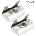 thumbnail image 1 of 15 Pcs Écrous à Ressort Roulés Écrous en T Écrous M8, 1 of 5