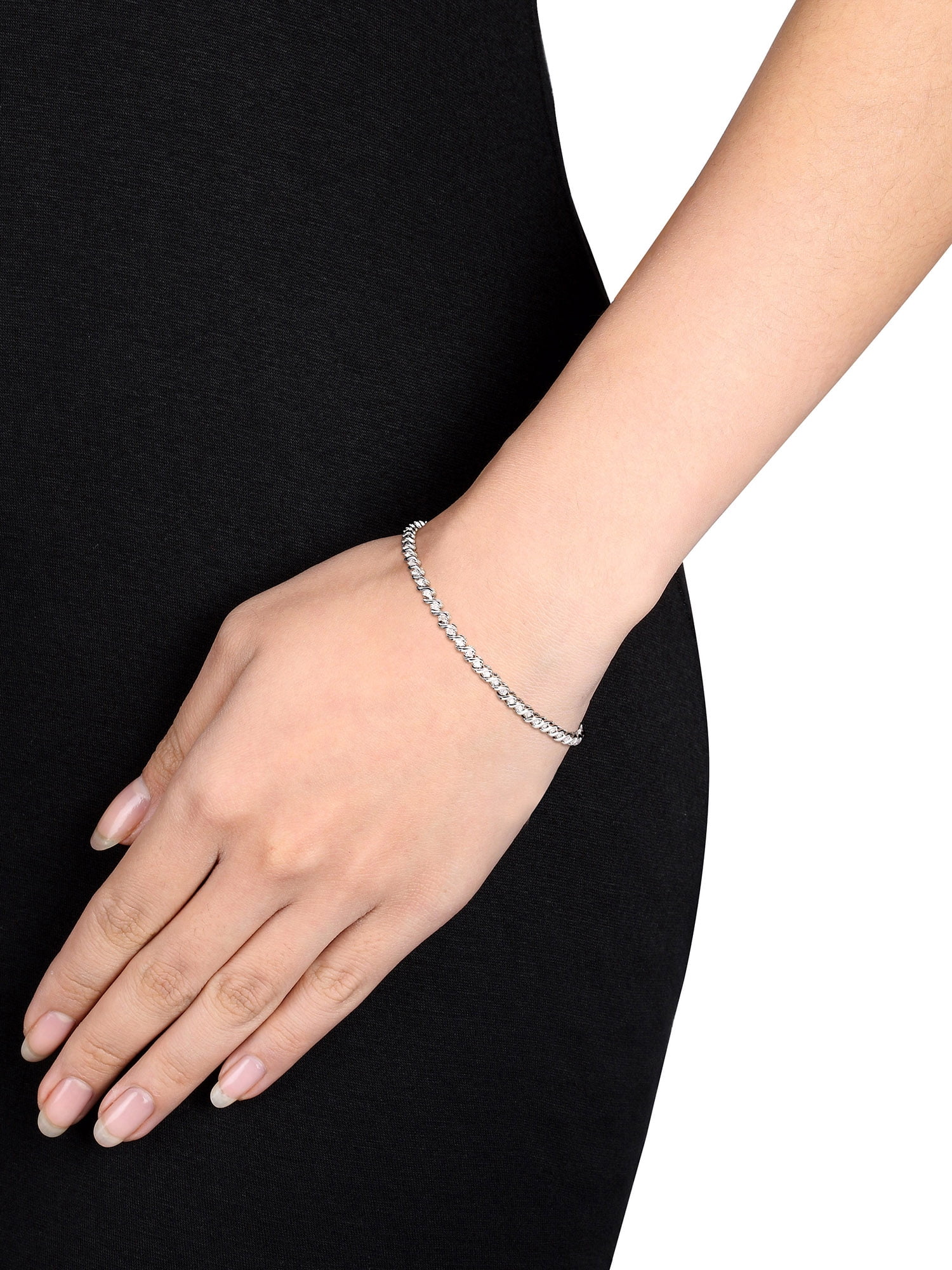 Walmart diamond tennis bracelet clearance