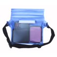 thumbnail image 1 of Bolsa Bolso seca de PVC para deportes al aire libre, impermeable, con bolsillo, riñonera (azul), 1 of 9