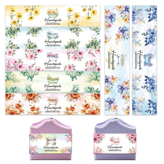 90pcs Bathtub Flowers Soap Wrappers
