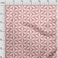 thumbnail image 3 of oneOone Cotton Poplin Rose Pink Fabric Geometric Quilting Supplies Print Sewing Fabric By The Yard 42 Inch Wide, 3 of 4
