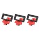thumbnail image 1 of Circuit Breaker Lockout, Circuit Breaker Clamp On Lock Engineering&nbsp;Plastic Red Black High Low Temp Resistant For Less&nbsp;70mm&nbsp;Handle For Home Industry, 1 of 8