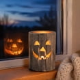 thumbnail image 6 of ievspot Halloween Pumpkin Candlestick Holders Retro Resin Candle Lanterns Halloween Pumpkin Candle Holder Retro Resin Hollow Candlestick for Vintage for Fall, 6 of 8
