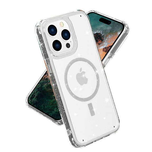 Allytechgroup Slim Case for iPhone 16 Plus, Hard PC Soft TPU Support Wireless Charging Shockproof Magnetic Protctive Case Cover for iPhone 16 Plus, A