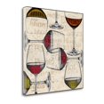 thumbnail image 2 of Glass Of Wine By Lisa Wolk, 26" x 26" Fine Art Giclee Print on Gallery Wrap Canvas, Ready to Hang, 2 of 2