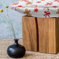 thumbnail image 3 of Gingerbread Man Fluffy Throw Pillow Cushion Cover, Candy Cane Bowties Red Star Christmas Cookie Pattern, Rectangle Accent Pillow Case, 36" x 16", Sand Brown Orange, by Ambesonne, 3 of 5
