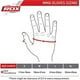 thumbnail image 4 of Guantes de agarre para artes marciales mixtas RDX Maya Hide Leather T6, color azul (L), 4 of 8