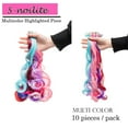 thumbnail image 2 of Highlights Straight Clip in Hair Extensions Heat-Resistant Synthetic Hair in Multiple Color, 2 of 6