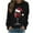 Black#1, variant on fheaev Ugly Christmas Sweatshirt for Women Funny Xmas Print Graphic Shirts Lightweight Christmas Long Sleeve Crewneck Pullover Casual Hoodless Sweatshirt Loose Blouse Tops