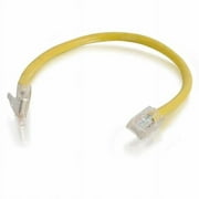 C2G - Cables To Go -  2ft Cat5e Non-Booted Unshielded UTP Network Patch Cable - Yellow