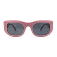 thumbnail image 2 of Mod Womens Square Large Cat Eye Sunglasses Pink Black, 2 of 4
