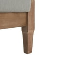 thumbnail image 3 of Safavieh  Couture Martinique Wood Patio Sofa Natural/Grey, 3 of 5