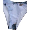 thumbnail image 4 of Swimsuit for Women, Women's 3 Piece Tie Dye Bikini Set Swimsuit with Sarongs Cover Ups Beach Skirt Bathing Suit, 4 of 6