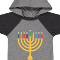 thumbnail image 4 of Inktastic Hanukkah Menorah Candles Boys or Girls Baby Bodysuit, 4 of 5