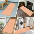 thumbnail image 6 of Peach Fuzz Area Rugs 2x6 for Kitchen Runner Rug, Farmhouse Solid Orange Color Modern Art Non Slip Washable Rug Runner, Low Pile Indoor Floor Carpet Mat Bathroom Rugs for Bedroom, Kids Room, 6 of 9