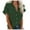 Green, variant on Womens Short Sleeve Button Down Shirts Stretch Oxford Shirts Cotton Dress Shirt Collared Blouse Formal Work Tunic Tops Blue, XL