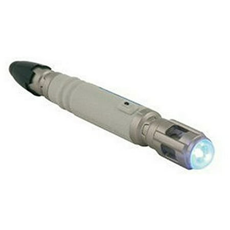 10th Dr. Sonic Screwdriver LED Flashlight - David TennantThe Tenth Doctor's handy device shines a bright blue beam through light-emitting diodes. By Doctor (Best Flashlight For Delivery Drivers)