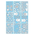 thumbnail image 3 of 9 piezas de pegatinas de ventana de decoración navideña, pegatinas de pared, copos de nieve navideños, bolas de Navidad, decoración de pared duradera BLESIY pegatinas en las ventanas, 3 of 8