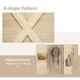 thumbnail image 4 of HOMCOM 4.7' 4 Panel Room Divider with Pegboard Display for Indoor, 4 of 10